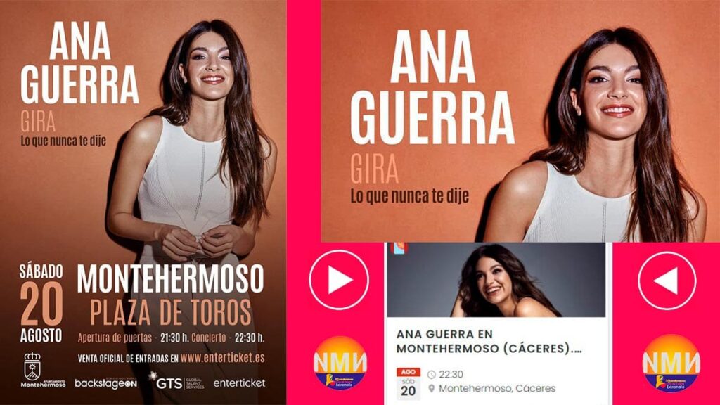 Ana Guerra en concierto en Montehermoso 20 de Agosto