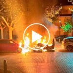 Investigan el incendio de vehículos y material urbano en Montehermoso