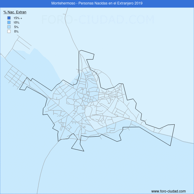 Demografía de Montehermoso datos 2022