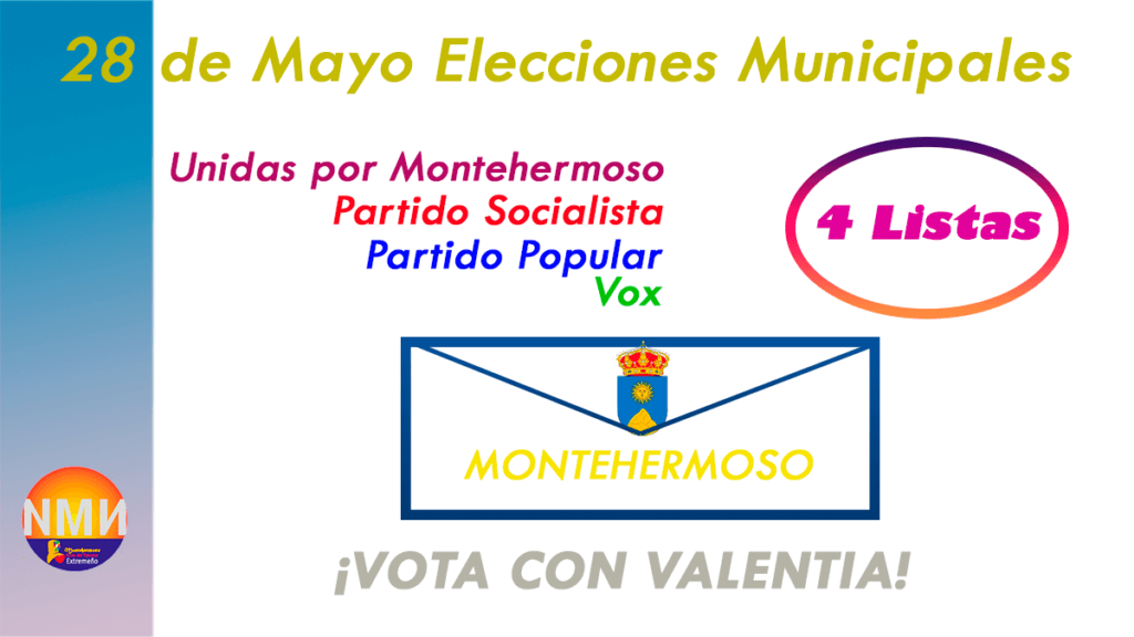 Resultados elecciones municipales de Montehermoso 2023