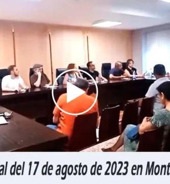 Pleno Municipal del 17 de agosto de 2023 en Montehermoso