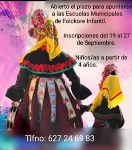 Sabor Añejo abre el plazo para apuntarse a las Escuelas Municipales de Folclore Infantil