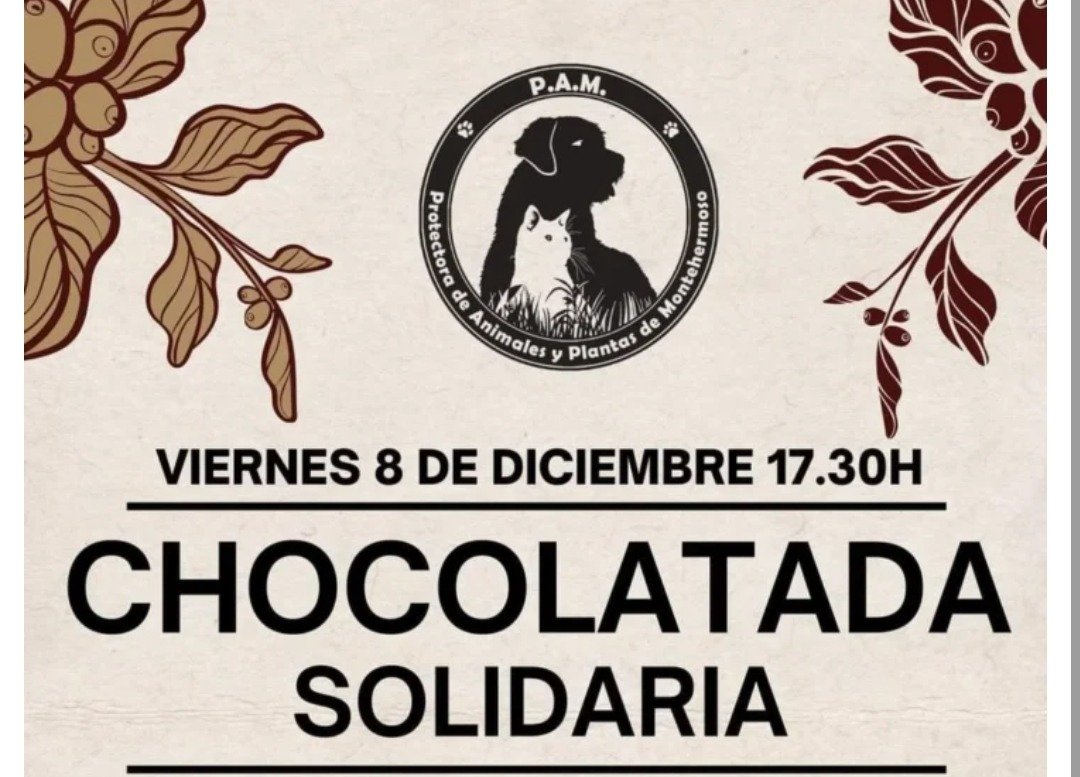 Chocolatada solidaria en Montehermoso: Ayuda a los animales abandonados y maltratados