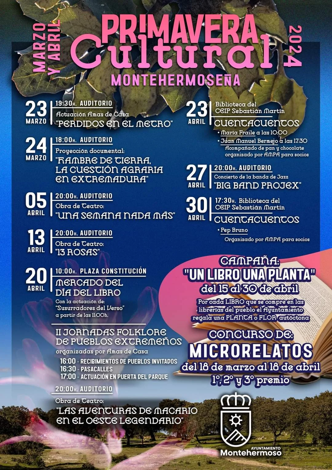 Primavera Cultural Montehermoseña 2024: Arte, Música y Tradición en Montehermoso