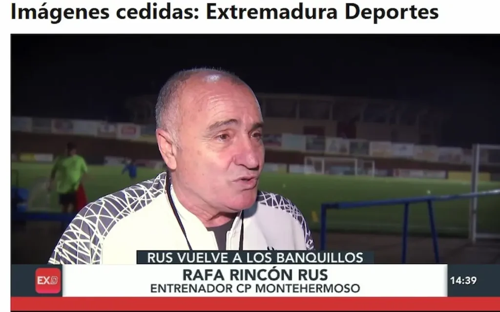 Rafael Rincón Rus Vuelve a los Banquillos del Montehermoso