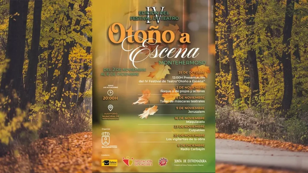 IV Festival de Teatro Otoño a Escena llega a Montehermoso