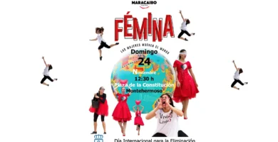 Teatro "Fémina" en la Plaza de la Constitución para Celebrar el Día de la Eliminación de la Violencia Contra las Mujeres