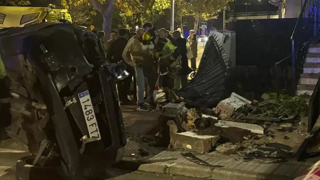 Accidente de trĂĄfico en Malpartida de Plasencia