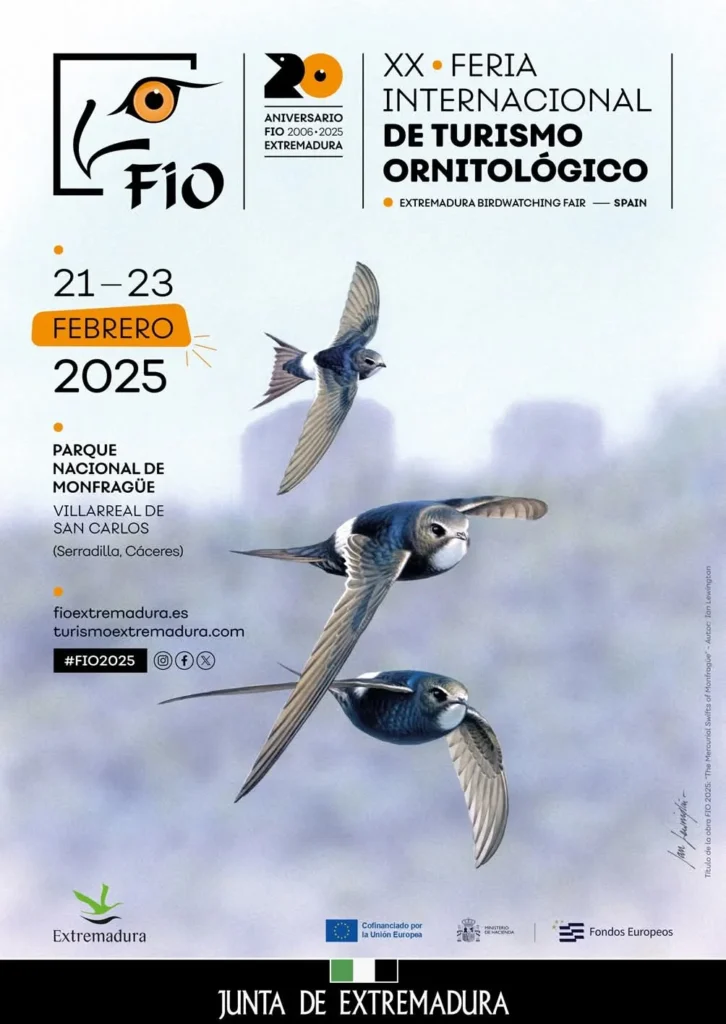 FIO 2025 El 20º Aniversario de la Feria Internacional de Turismo Ornitológico en Monfragüe