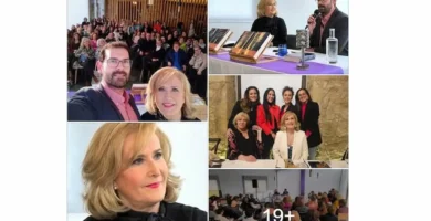 Éxito rotundo en la presentación de Luna Roja de Nieves Herrero en Sierra de Gata