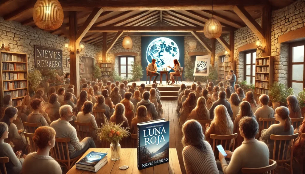 Éxito rotundo en la presentación de Luna Roja de Nieves Herrero en Sierra de Gata