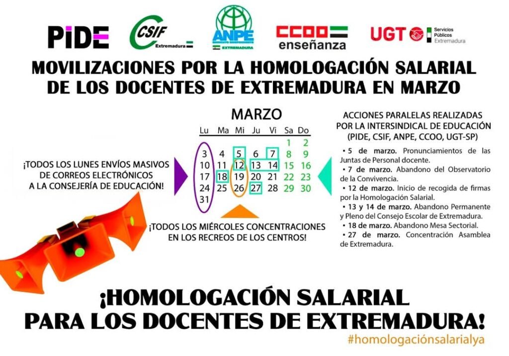 Sindicatos de Extremadura Rompen Negociaciones y Denuncian subidas a docentes "Humillantes"