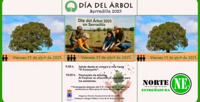 Celebración del Día del Árbol 2025 en Serradilla