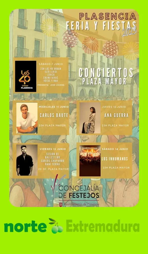 Plasencia ferias y Fiestas 2025