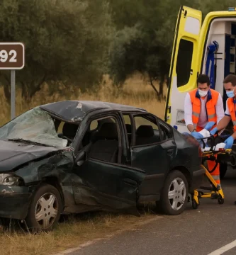 Tres heridos en un accidente en la EX-392 cerca de Jaraíz de la Vera