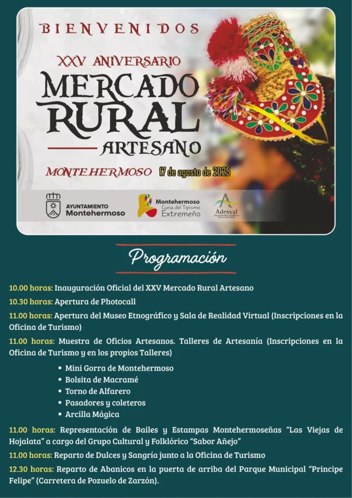 XXV Mercado Rural Artesano en Montehermoso