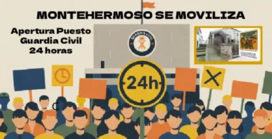 Los Vecinos se Movilizan para la Apertura 24 horas del Puesto de la Casa Cuartel de la Guardia Civil de Montehermoso