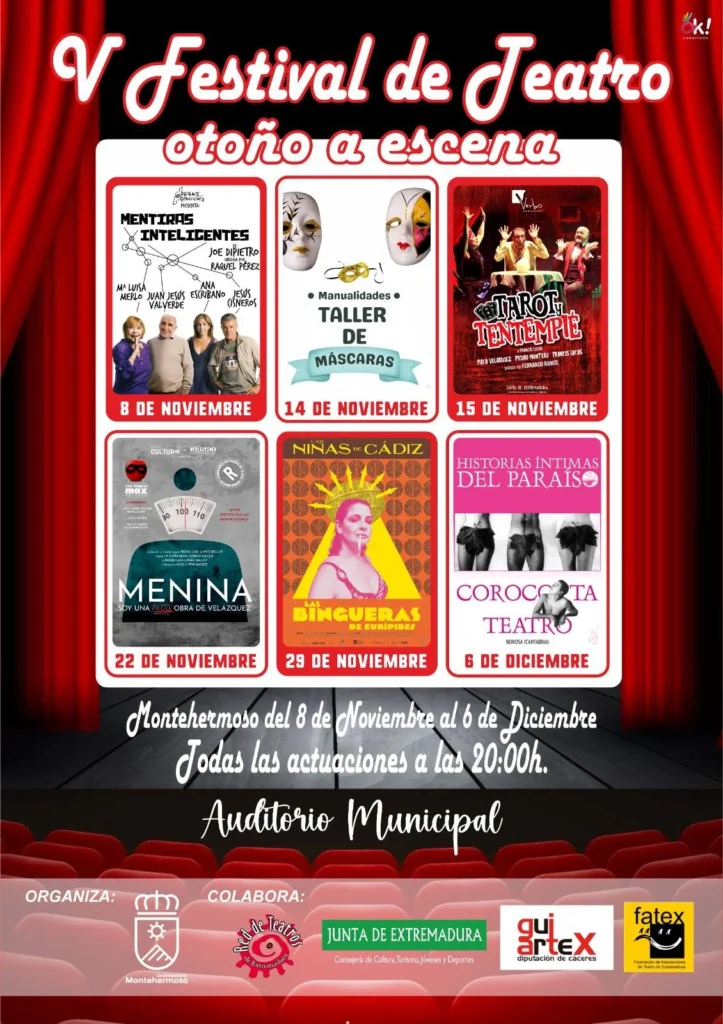 V Festival de Teatro Montehermoso: Agenda Completa y Obras Imprescindibles del 'Otoño a Escena'