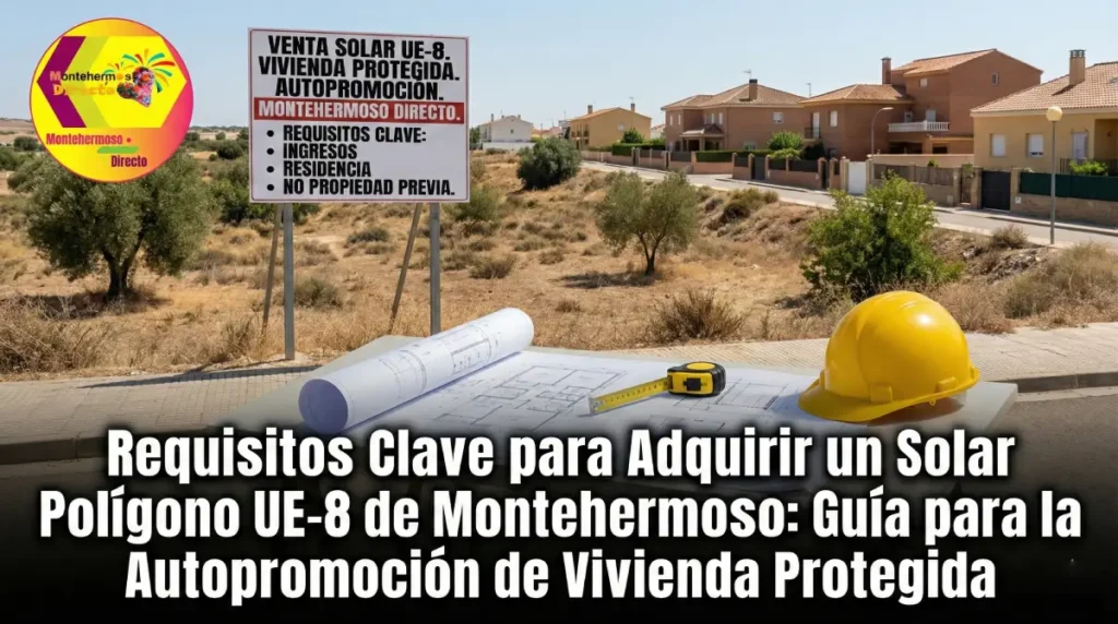 Requisitos Clave para Adquirir un Solar Polígono UE-8 de Montehermoso: Guía para la Autopromoción de Vivienda Protegida