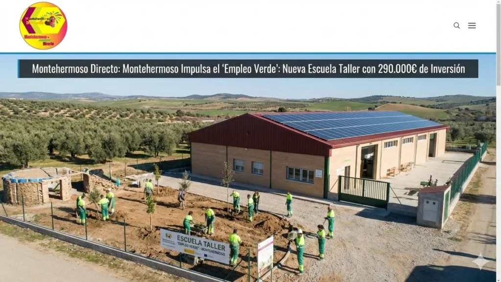 Montehermoso Impulsa el "Empleo Verde": Nueva Escuela Taller con 290.000€ de Inversió