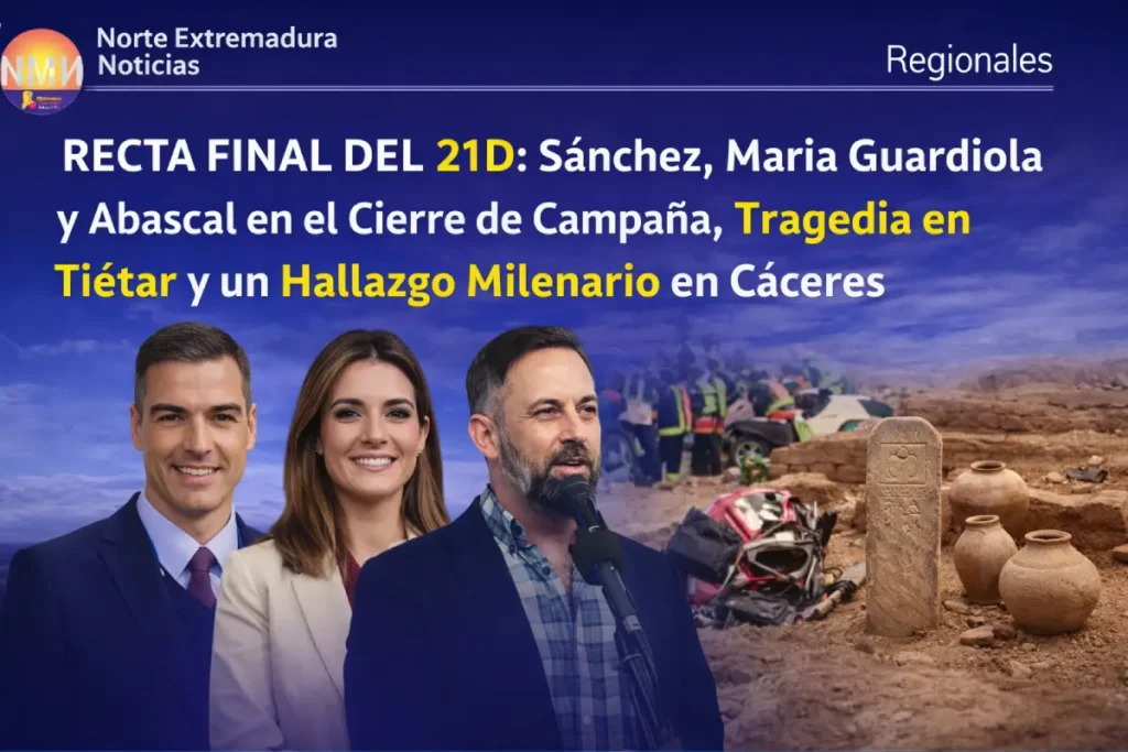 RECTA FINAL DEL 21D: Sánchez, Guardiola y Abascal en el Cierre de Campaña