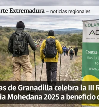 Mohedas de Granadilla celebra la III Ruta Solidaria Mohedana 2025 a beneficio de AOEX