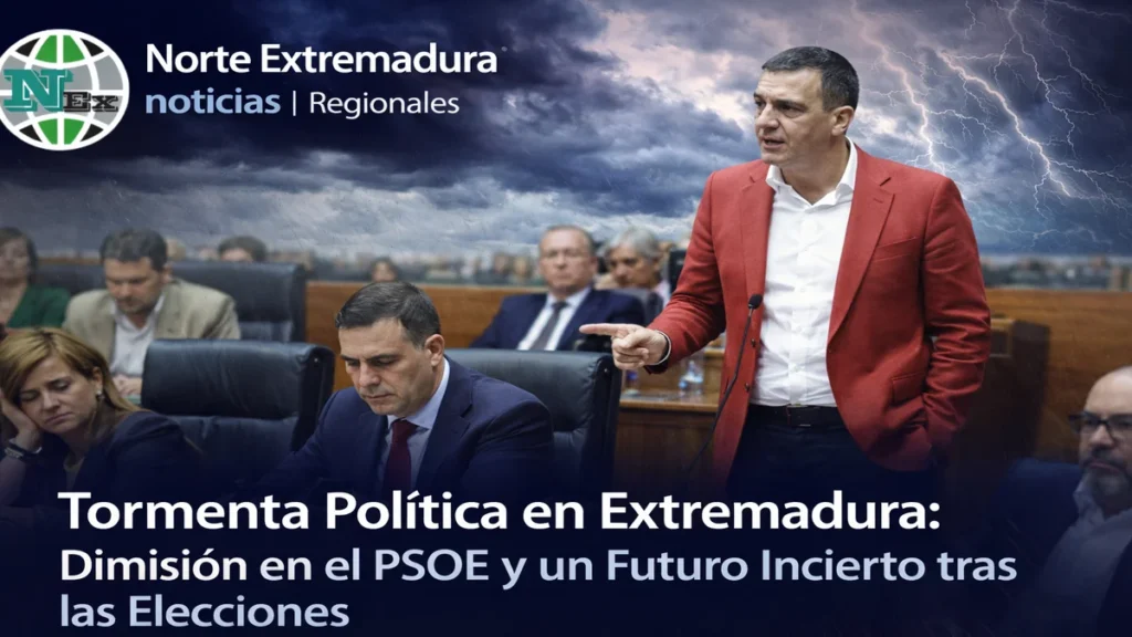 Tormenta Política en Extremadura: Dimisión en el PSOE y un Futuro Incierto tras las Elecciones