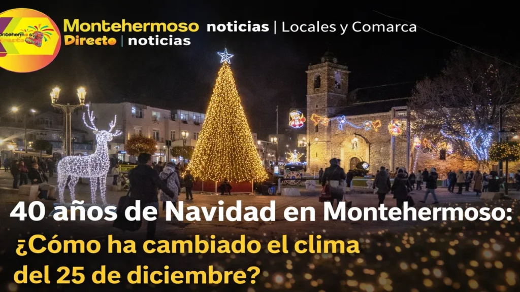 40 años de Navidad en Montehermoso: ¿Cómo ha cambiado el clima del 25 de diciembre?