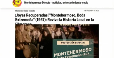 ¡Joyas Recuperadas! "Montehermoso, Boda Extremeña" (1957): Revive la Historia Local en la Filmoteca
