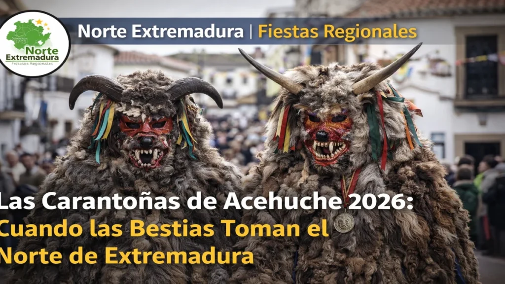 Las Carantoñas de Acehuche 2026: Cuando las Bestias Toman el Norte de Extremadura