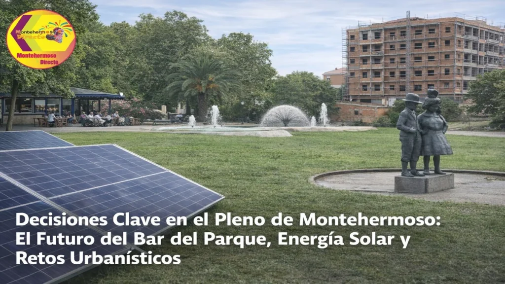 Decisiones Clave en el Pleno de Montehermoso: El Futuro del Bar del Parque Energía Solar y Retos Urbanísticos