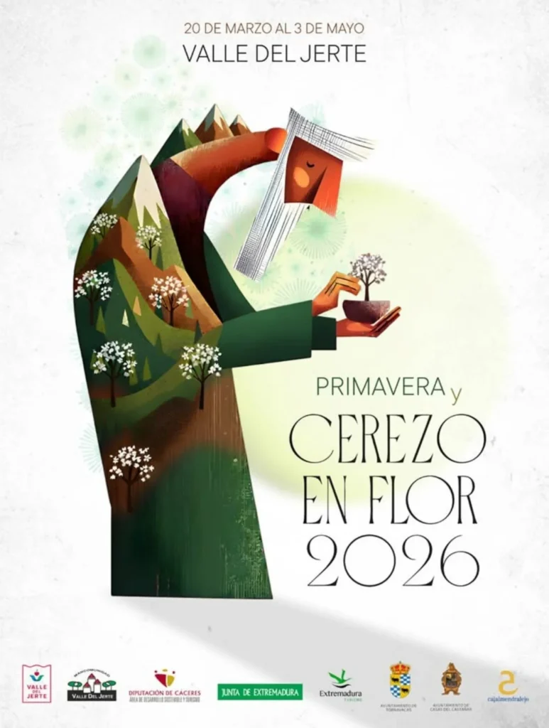 El Cerezo en Flor 2026 ya tiene imagen oficial: La magistral obra de Sergio Iborra Colomer