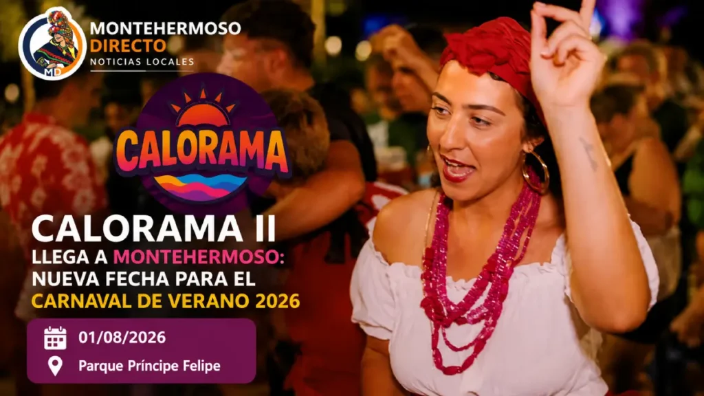 Calorama II llega a Montehermoso: nueva fecha para el Carnaval de Verano 2026