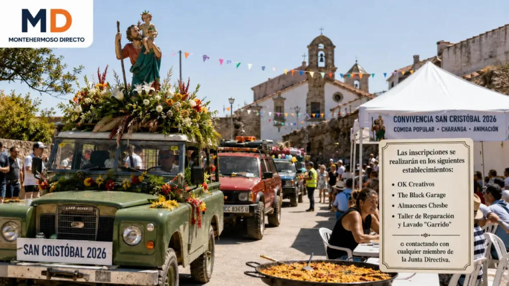 Fiesta de San Cristóbal 2026 en Montehermoso