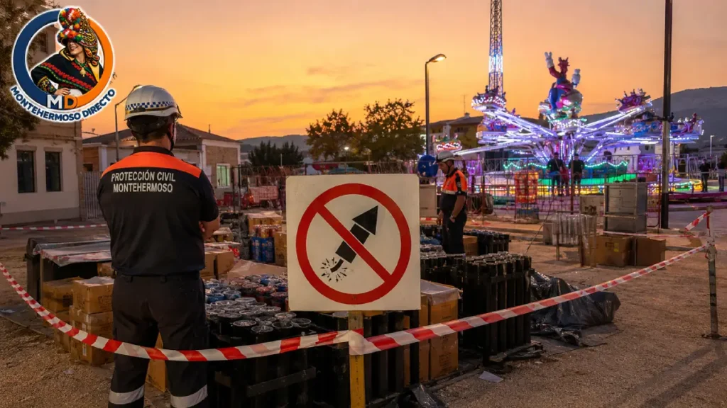 Montehermoso cancela el espectáculo pirotécnico por riesgo muy alto de incendios este 18 de junio