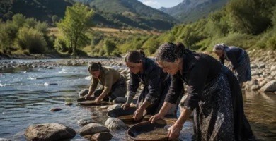 Las Mujeres de Montehermoso que Buscaban Oro en los Ríos de Las Hurdes