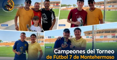 Campeones del Torneo de Fútbol 7 de Montehermoso