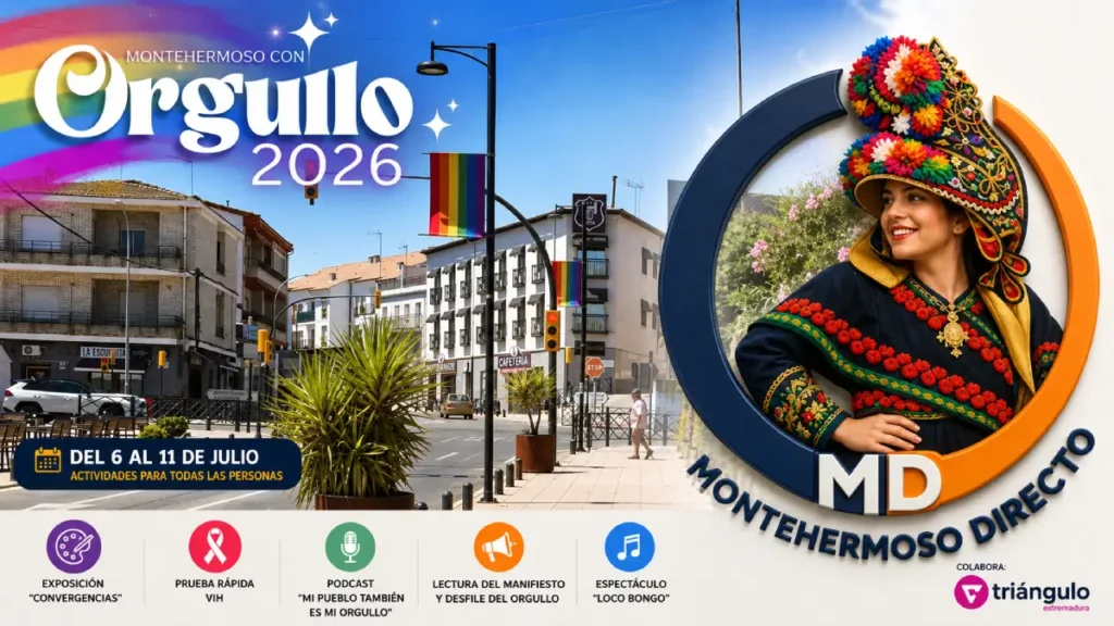 Montehermoso con Orgullo 2026: programación completa del 6 al 11 de julio