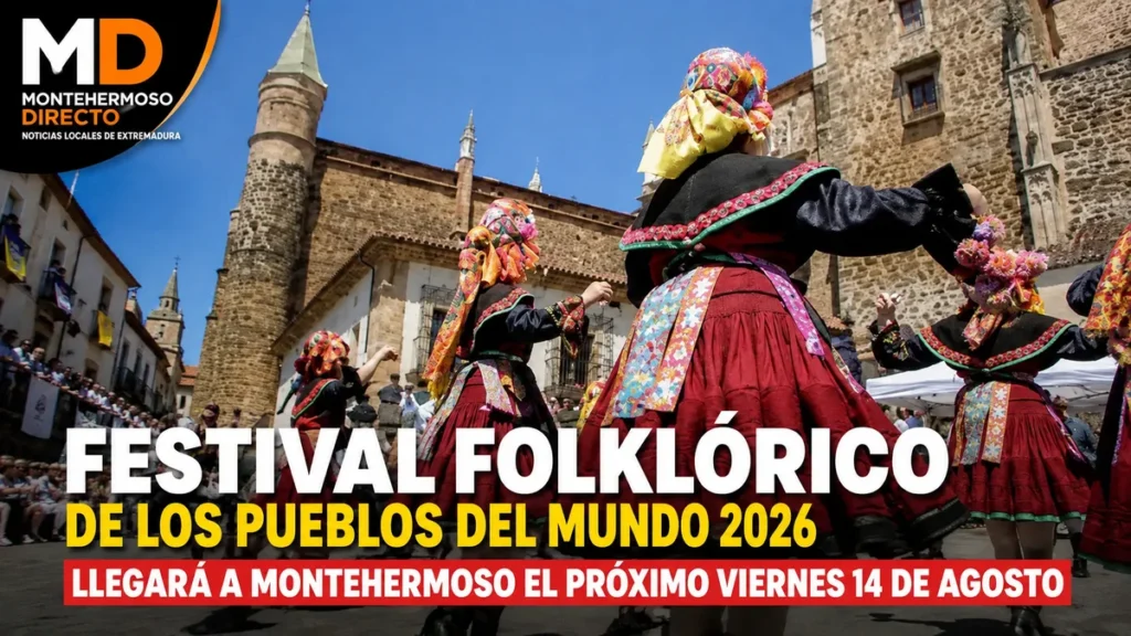 Festival Folklórico de Montehermoso el 14 de agosto 2026